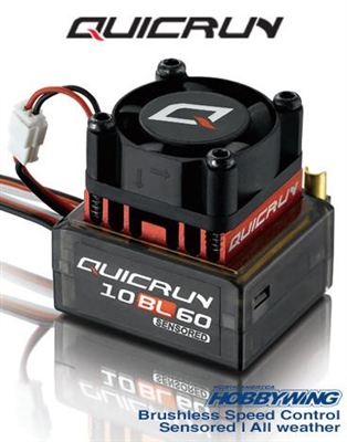 Hobbywing Quicrun 10 Brushless ESC -  Sensored (2-3S)
