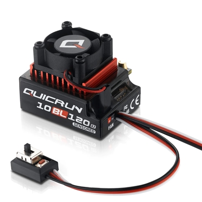 Hobbywing QuicRun 10BL120 G2 Sensored Brushless ESC (1/10, 120A)