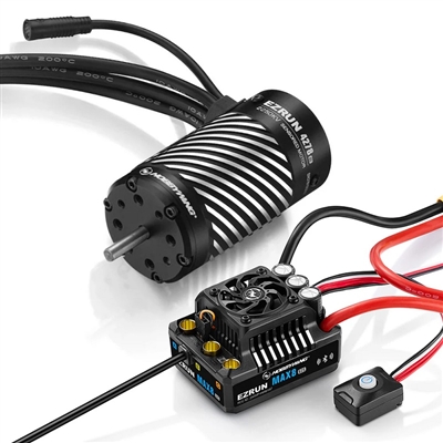 Hobbywing EZrun Max8 GS2 Waterproof ESC with 2250Kv Truggy motor