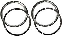 Imex 1/5 Baja 5B/5T Monster Truck Beadlock Rings, Chrome (2)