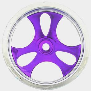 Imex Romulin Rear Wheels For Nitro Rust. And Stamp. Silver/Purple