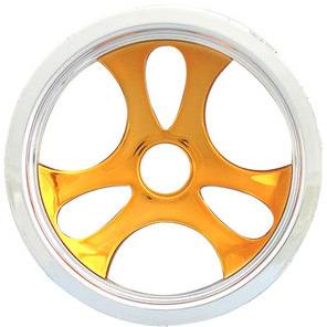 Imex Romulin Front Wheels For Nitro Rust. And Stamp. Silver/Gold