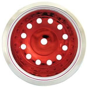 Imex Pluto Rear Wheels For Nitro Rust. And Stamp. Silver/Red