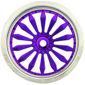 Imex Lizzard Front Wheels For Elec. Rust. And Stamp. Silver/Purple