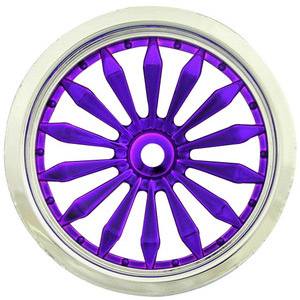 Imex Lizzard Rear Wheels For Nitro Rust. And Stamp. Silver/Purple