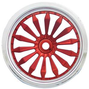 Imex Lizzard Rear Wheels For Nitro Rust. And Stamp. Silver/Red