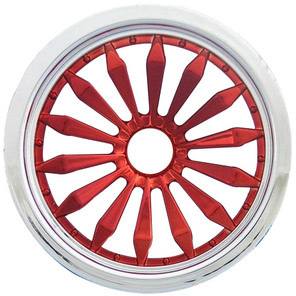 Imex Lizzard Front Wheels For Nitro Rust. And Stamp. Silver/Red