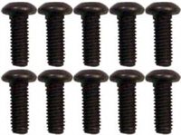 Imex Titanium Hex Screws, Button Head, 3 x 8mm (10)