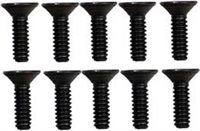 Imex Titanium Hex Screws, Flat Head, 4-40 x 3/8 (10)