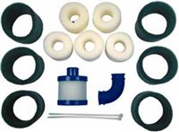 Imex 1/8th Blue Air Filter Set With 6 Replacement Filters