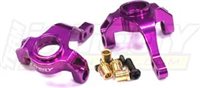 Integy AX10 Scorpion HD Steering Blocks, Purple Aluminum (2)