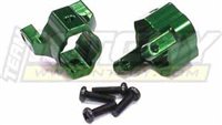 Integy AX10 Scorpion HD Caster Blocks, Green Aluminum (2)