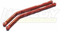 Integy AX10 Scorpion Crawler Lower Links-149mm, Red Aluminum