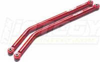 Integy AX10 Scorpion Crawler Lower Links-159mm, Red Aluminum