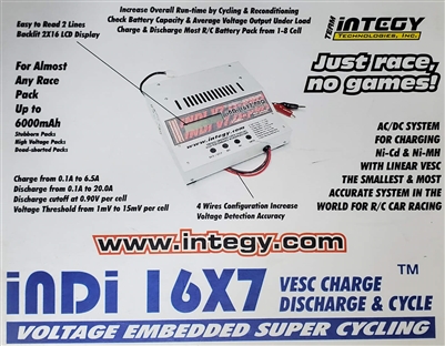Integy INDI 16X7 PRO AC/DC, for NiCD or NiMH battery packs