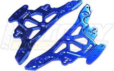 Integy Losi Mini-Rock Crawler Main Chassis Set, Blue Aluminum