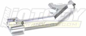 Integy Hellfire Rear Stiffener-Heavy Duty, Silver Aluminum