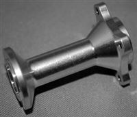 I.R.S. 1/10 Right Side D-Drive Hub, Silver For 10l Wide Road Cars