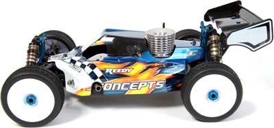 J Concepts Illuzion RC8B Punisher Clear Body-Requires Painting