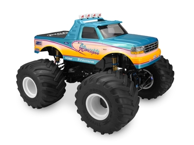 J Concepts 93 Ford F-250 Monster Truck Body, clear
