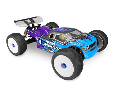 J Concepts RC8T3/RC8T3.1/RC8T3.1e Clear Finnisher Truggy Body, requires painting