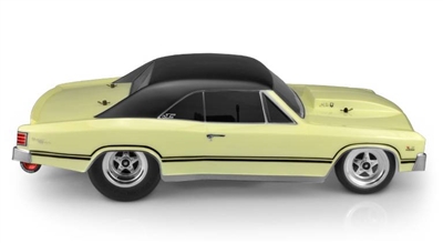 J Concepts 1967 Chevy Chevelle Clear Body for 10.75" Wide SCT, requires painting