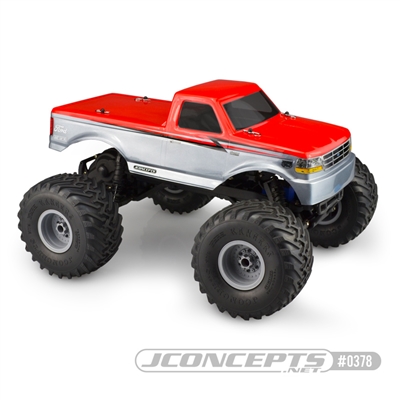 J Concepts 1993 Ford F-250 Traxxas Stampede Clear Body, requires painting