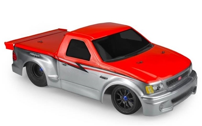 J Concepts 1999 Ford F-150 Lightning Drag Race Clear Body, requires painting
