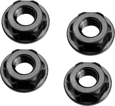 J Concepts 4mm Low Profile Locking Wheel Nuts, Black (4)