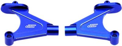 J Concepts Aluminum Wing/Rear Body Mounts Blue For B4.1/T4.1