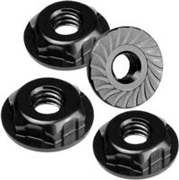 J Concepts 8-32 Locking Wheel Nuts, Black (4)