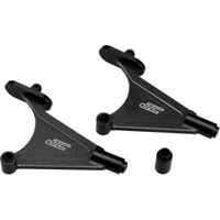 J Concepts TLR 22/22T Wing/Body Mounts, Black Aluminum