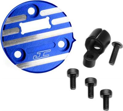 J Concepts Reedy Sonic Motor Timing Cover, Blue Aluminum