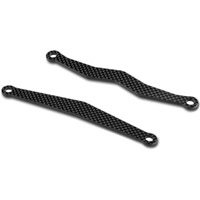 J Concepts TLR 22 SCT Front And Rear Body Mount Braces, Carbon Fiber