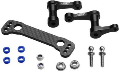 J Concepts B44.2 Black Aluminum Steering Bellcrank Assembly