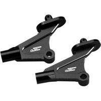 J Concepts RB6 Wing/RT6 Rear Body Mounts, Black Aluminum