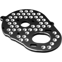 J Concepts RB6/RT6 Honeycomb Motor Plate, Black Aluminum