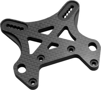 J Concepts MBX-7 Front Shock Tower, 5mm Carbon Fiber