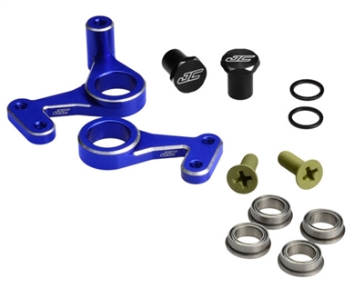 J Concepts Aluminum Bellcranks, Blue For RC10