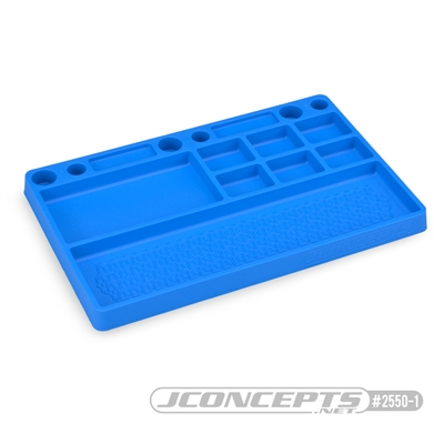 J Concepts Rubber Parts Tray, Blue