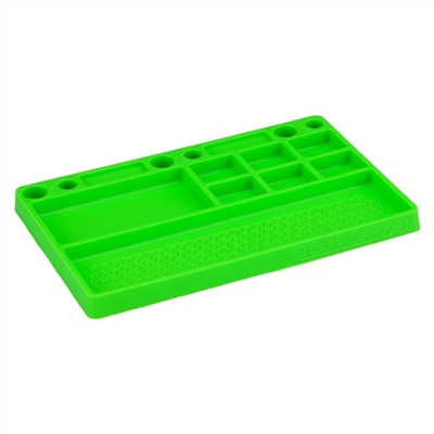 J Concepts Rubber Parts Tray, green