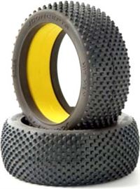 J Concepts Hit Men 1/8th Buggy Tires, Yellow Compound (2)