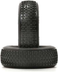 J Concepts Bar Codes 2.2" Front Buggy Tires, White Compound (2)