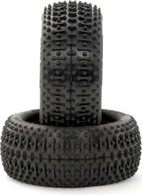 J Concepts Goose Bumps 2.2" Front Buggy Tires, Green Compound (2)