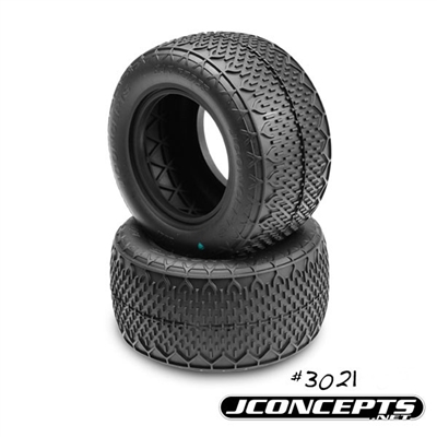 J Concepts Bar Codes 2.2" Truck Tires, Gold Compound (2)