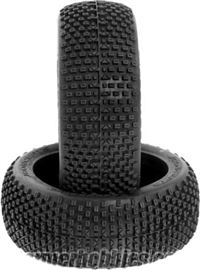 J Concepts Crossbows 1/8 Buggy Tires, Green (super Soft) (2)