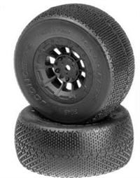 J Concepts Pressure Points SC Tires On Hazard Rims-SC104x4/SC10RS