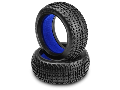 J Concepts 1/8th Buggy Metrix Tires, Black Mega Soft (2)