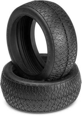 J Concepts 1/8th Buggy Dirt Webs Tires, Blue Soft (2)