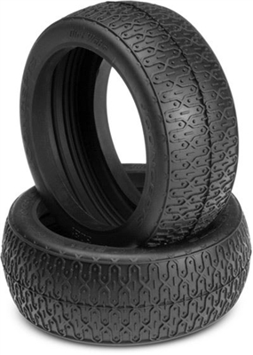 J Concepts 1/8th Buggy Dirt Webs Tires, Gold Soft Indoor (2)